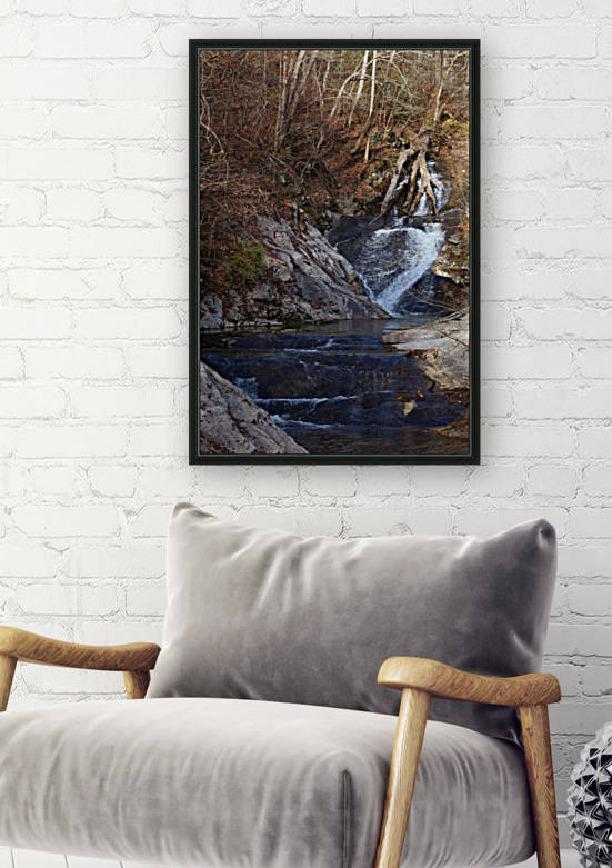 Winters Waterfall by The NC Geek