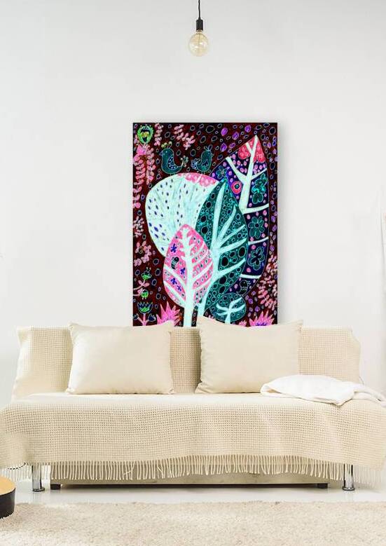 Abstract Forest and Colourful Birds by Catriona Roberts Nature Photography and Designs