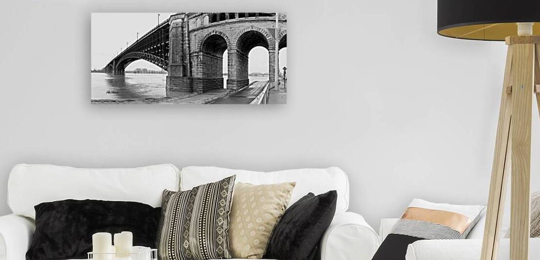 St Louis 256x120 bw by Big Acrylic