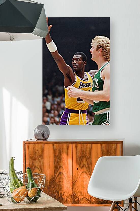 Michael Cooper Guarding Larry Bird by Row One Brand