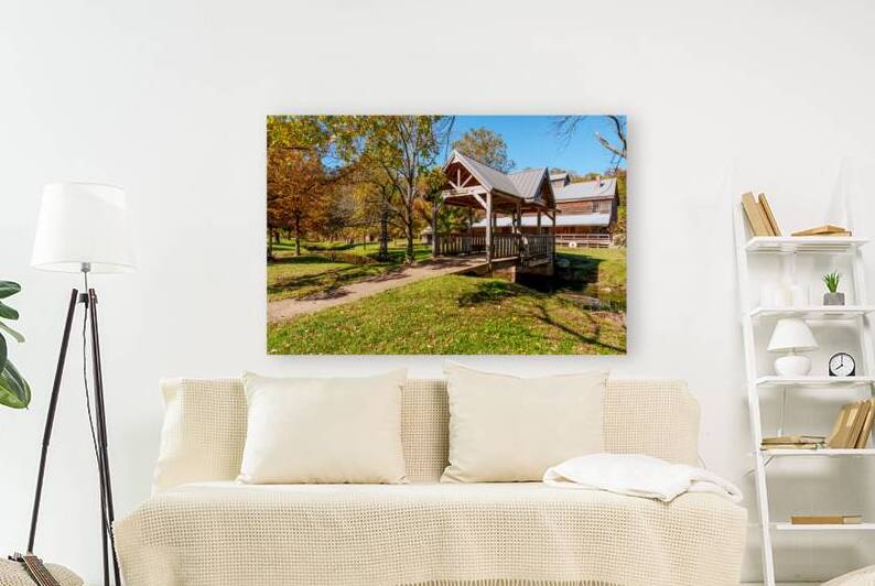 Wooden Bridge To Jolly Mill by Jennifer White