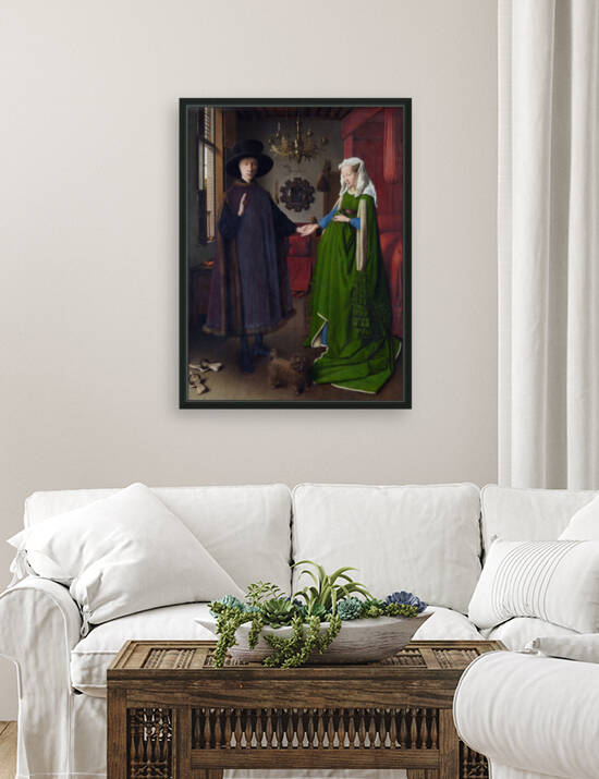 Jan van Eyck: Arnolfini Portrait HD 300ppi by Stock Photography