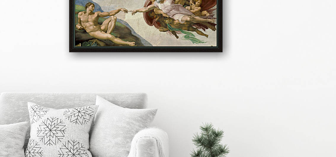 Michelangelo: The Creation Of Adam HD 300ppi by Stock Photography