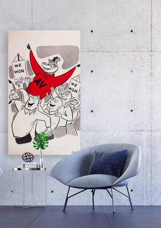 1950s Antelope Valley Andy Antelope Art by Row One Brand