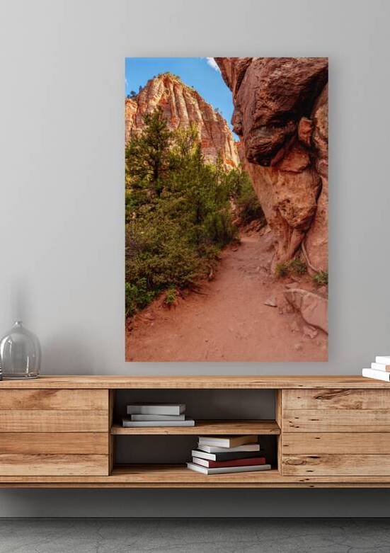 Trail to the Heights Zion Canyon Overlook by Jennifer White