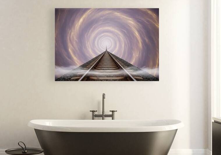 Infinite Railway Ascension by Djamel ziani