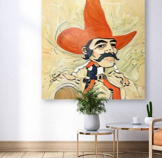 Vintage OSU Basketball Pistol Pete Art by Row One Brand