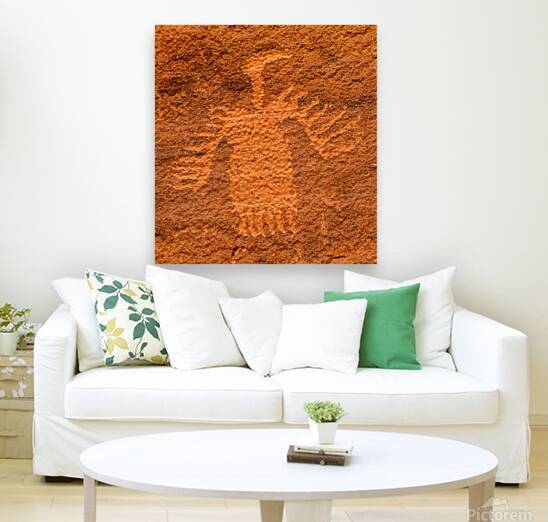 Ancient Raven Petroglyph - Moab Utah by Gary Whitton