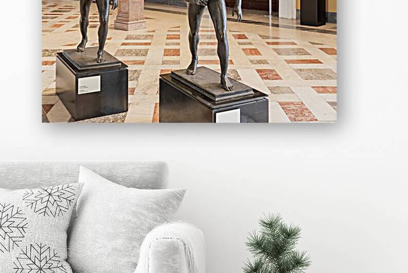 Bronze Athletes from the Villa of the Papyri at the Naples Archa by Paolo Modena