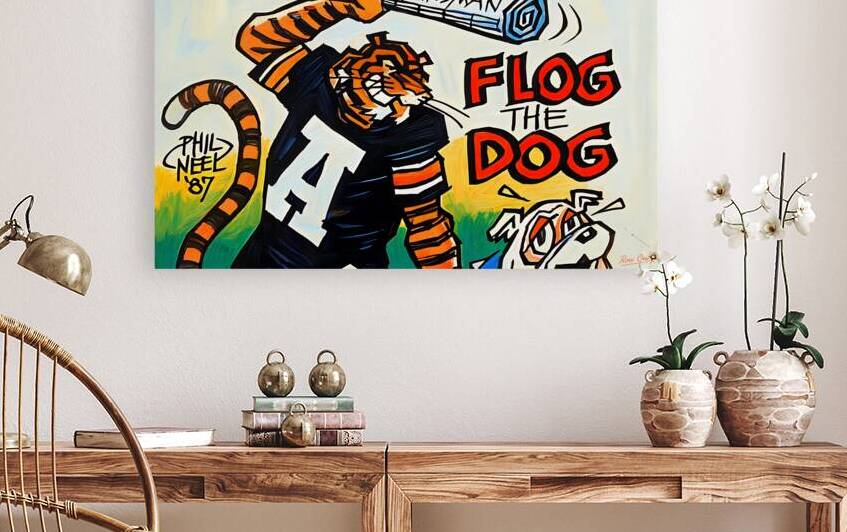 1980s Auburn Georgia Phil Neel Art by Row One Brand