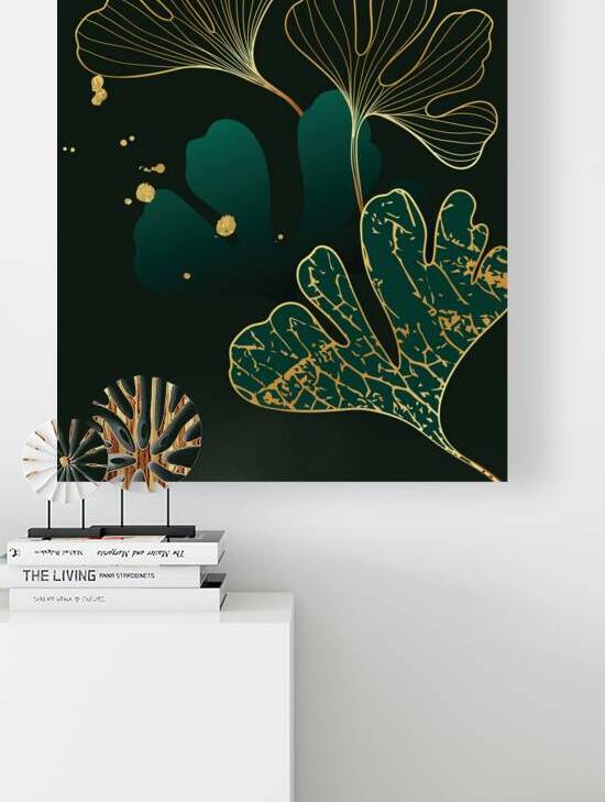 Luxury gold tropical leaves. c by Towseef Dar