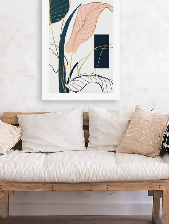 Abstract tropical leaves. b by Towseef Dar