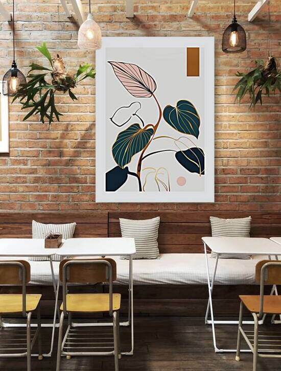 Abstract tropical leaves. c by Towseef Dar