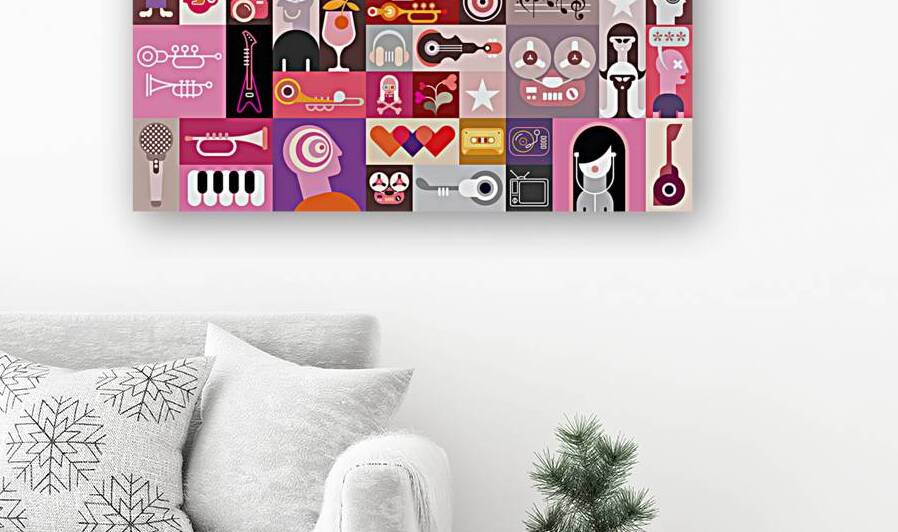 Musical pop art by Towseef Dar