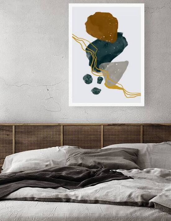 Abstract hand painted. a by Towseef Dar