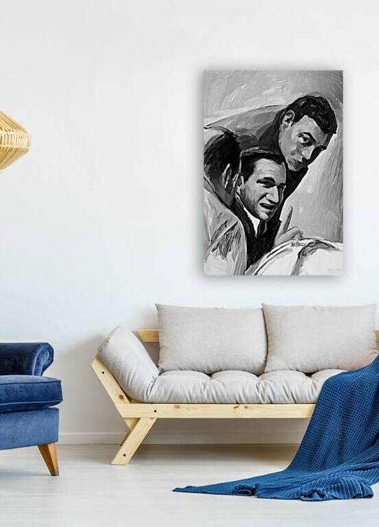 Dean Smith Carolina Art by Jeff MacNelly by Row One Brand