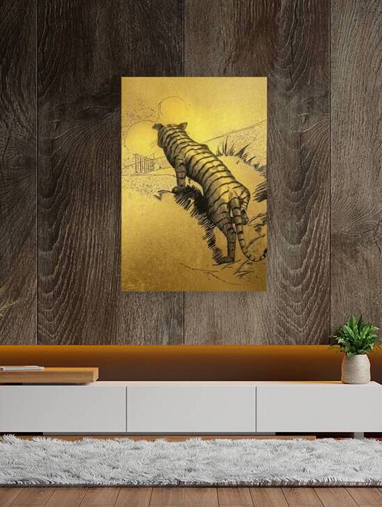 Early 1900s Missouri Tiger and Columns Art Remix by Row One Brand