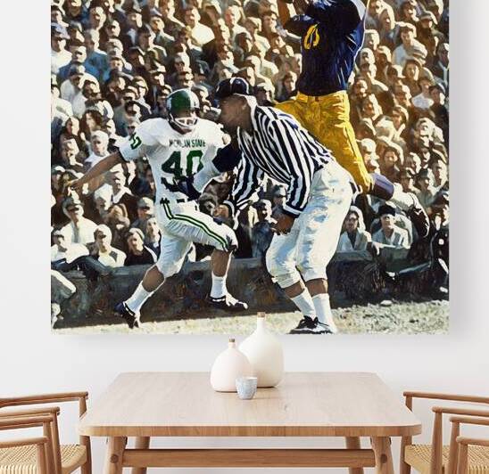 1967 Michigan Wolverines Football Catch by Row One Brand