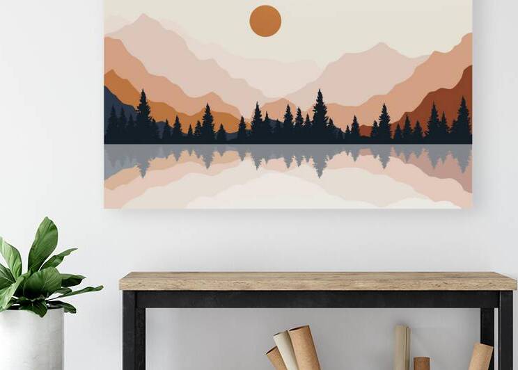 Abstract shape for plant art by Towseef Dar