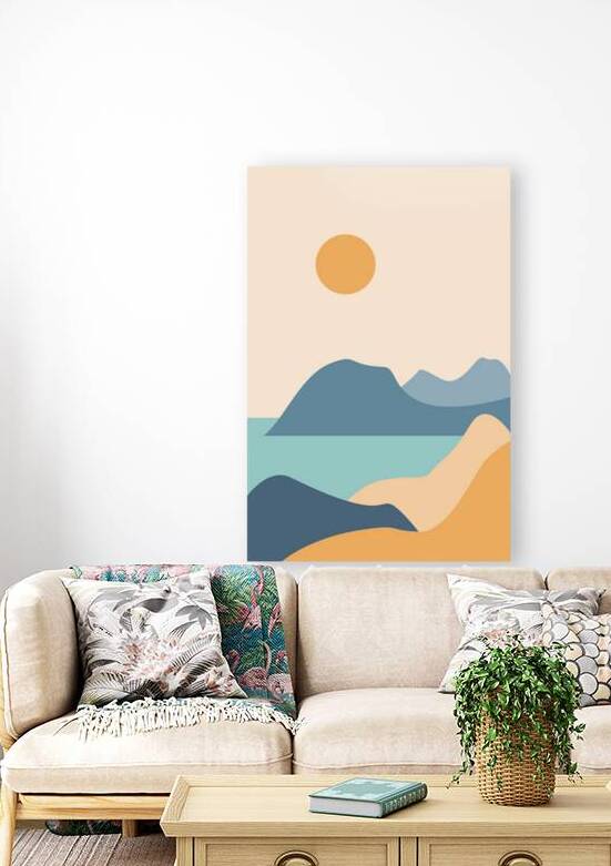 Modern natural abstract landscape. c by Towseef Dar