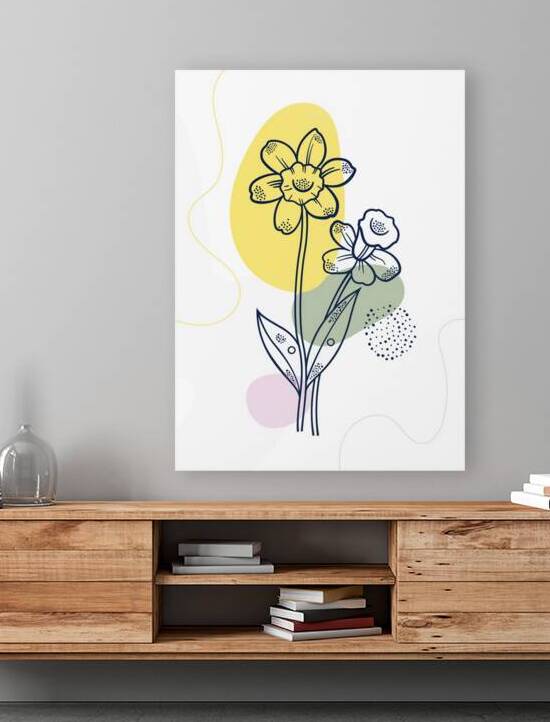 Minimal botanic art. a by Towseef Dar