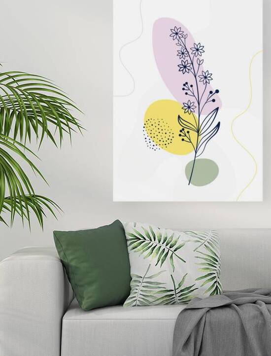 Minimal botanic art. b by Towseef Dar