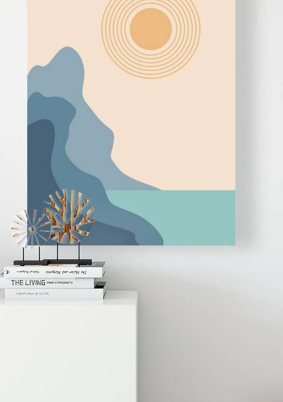 Modern natural abstract landscape. a by Towseef Dar