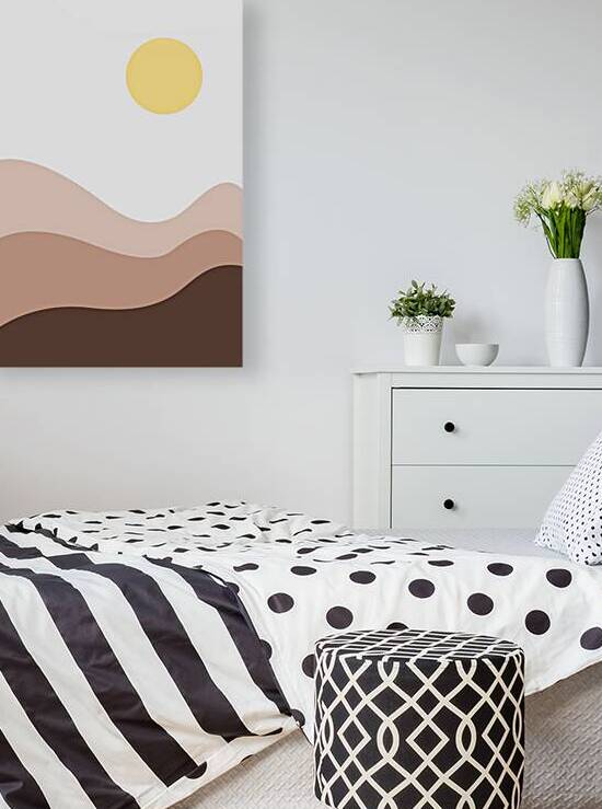 Minimalist art painting. a by Towseef Dar