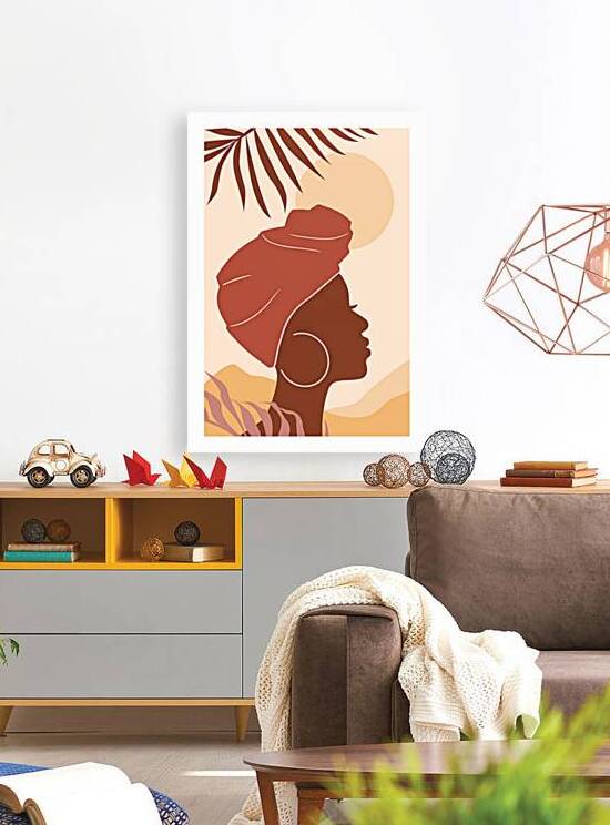 African woman in turban. a by Towseef Dar