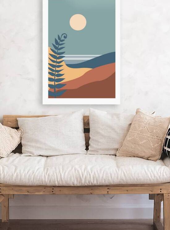  Colorful landscape poster. a by Towseef Dar