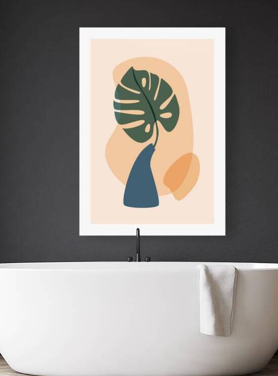 Abstract tropical leaf. a by Towseef Dar