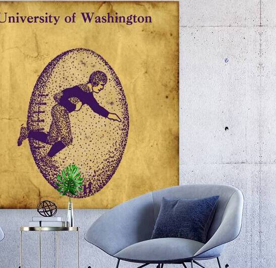 Early 1900s Washington Football Art Remix by Row One Brand