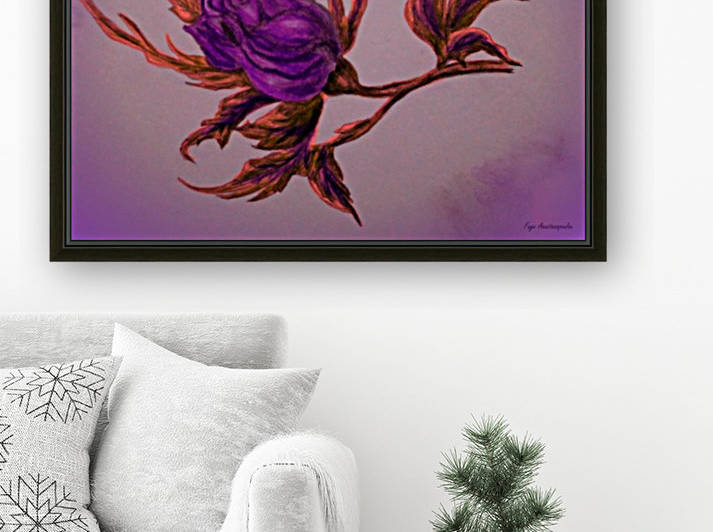 Decorative Wild Rose by Faye Anastasopoulou