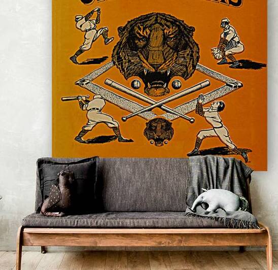 1909 Detroit Tigers Wall Art by Row One Brand