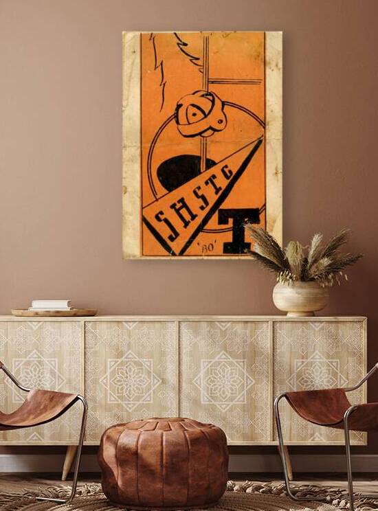 Vintage Sam Houston State Teachers College Football Art by Row One Brand