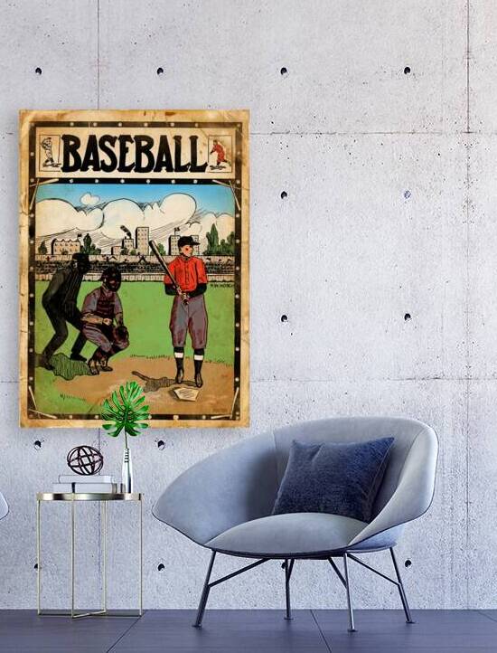 Early 1900s Georgia Bulldogs Baseball Art Remix by Row One Brand