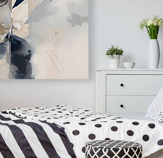 Fractured Silence: Large-Scale Contemporary Abstract with Dynamic Visual Rhythm by HASAG