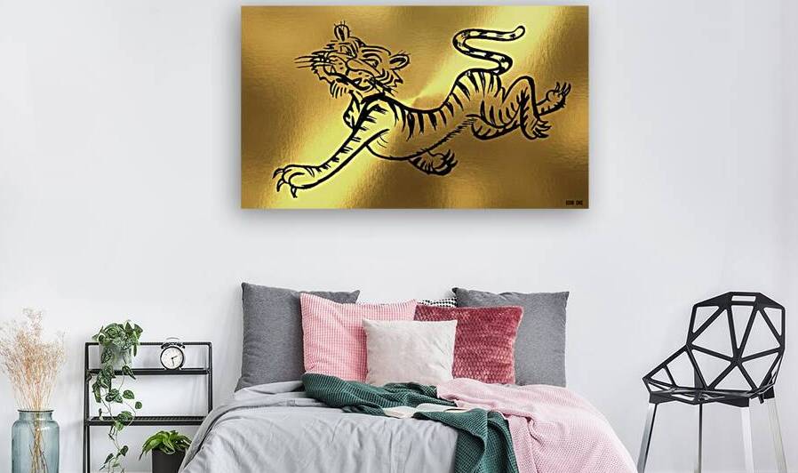 1950s Missouri Tiger Cartoon Art by Row One Brand