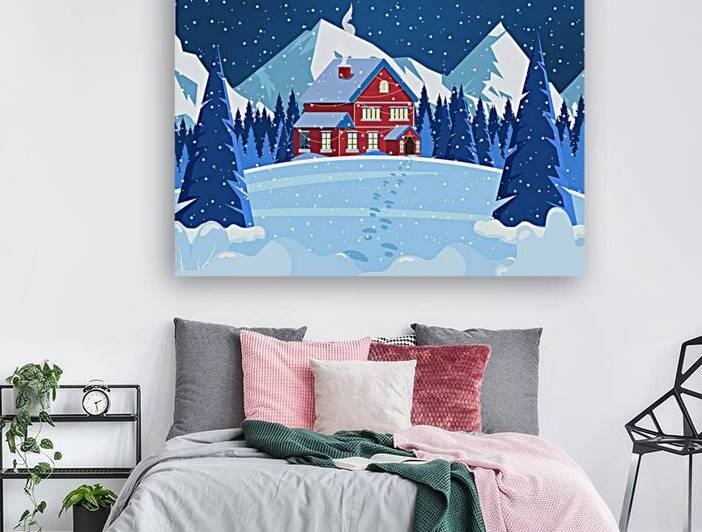 Abstract mountain landscape by Towseef Dar