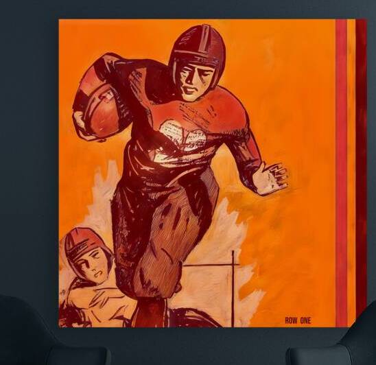 1930s Virginia Tech Football Art Remix by Row One Brand