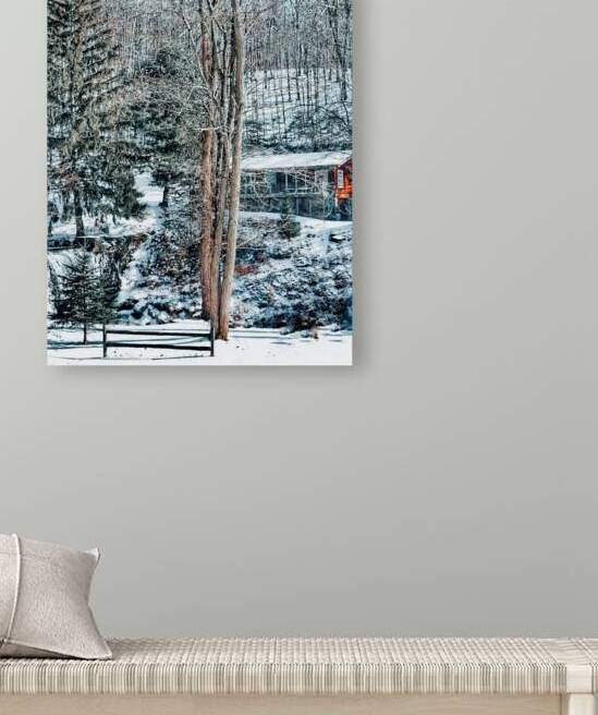 Waterfall in Winter by Kevin Savage