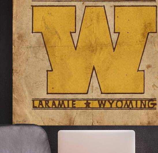 Early 1900s University of Wyoming Art by Row One Brand