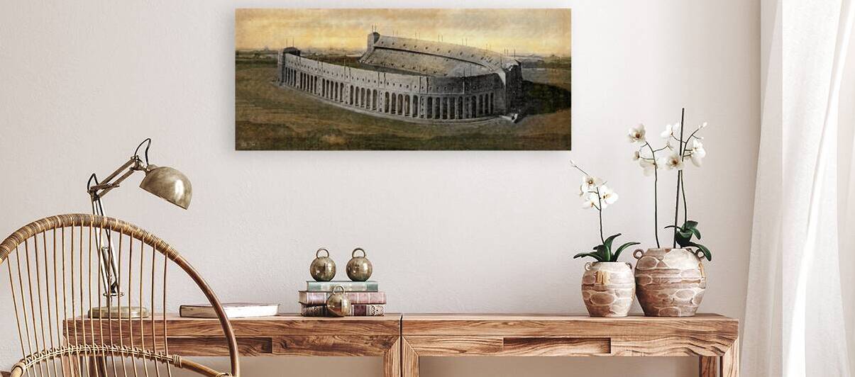 1920s Ohio Stadium Painting by Row One Brand