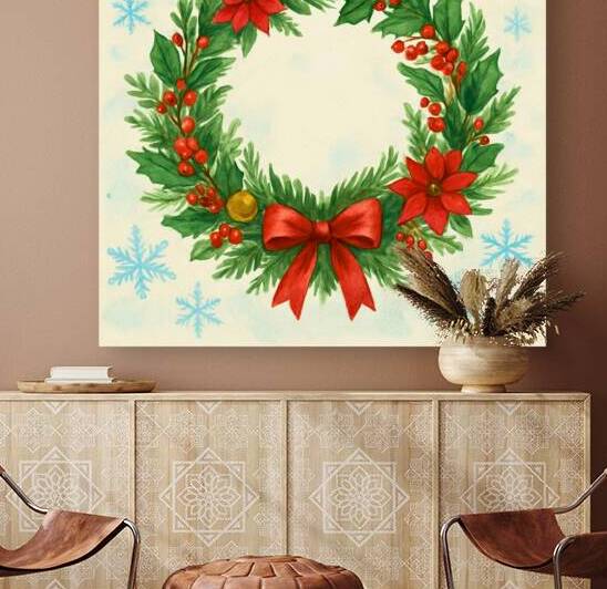 Christmas Wreath Bliss by Al ameen Muftau