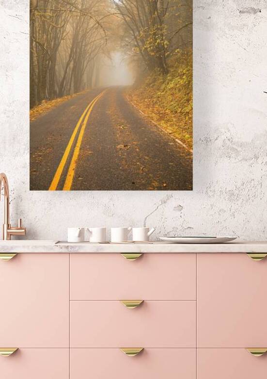 After the Storm – Autumn Road Art Print by Corey Rudolph
