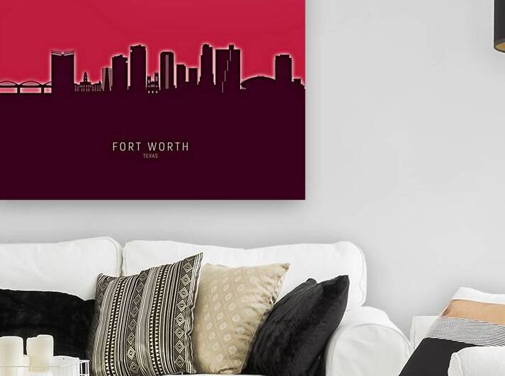 Fort Worth Texas Skyline by Michael Tompsett