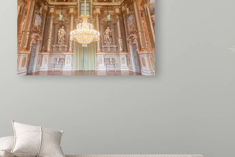 Hall of Honour Interior at Castello di Agliè Italy by Paolo Modena