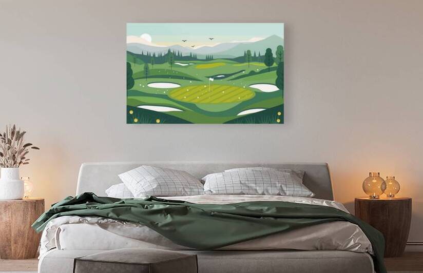 Green Golf Field by Towseef Dar