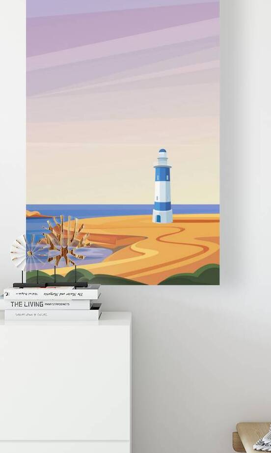Seascapes with lighthouse. b by Towseef Dar