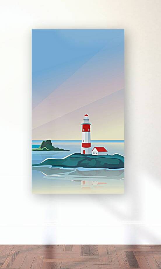 Seascapes with lighthouse. d by Towseef Dar